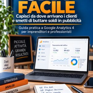 Copertina del Manuale Completo GA4Facile su Google Analytics 4